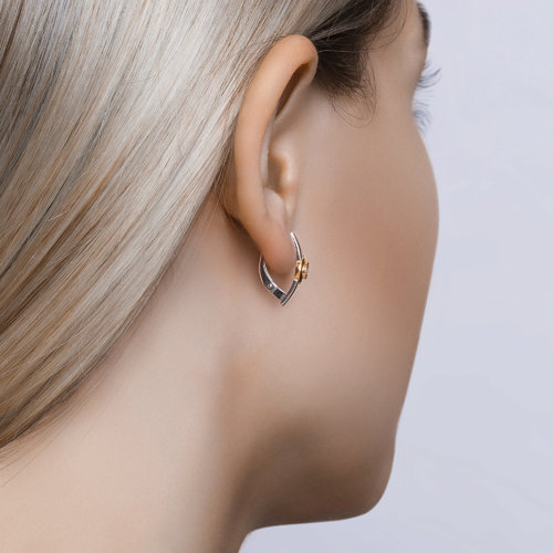 Sokolov Ohrringe aus 925 Silber mit Brillanten