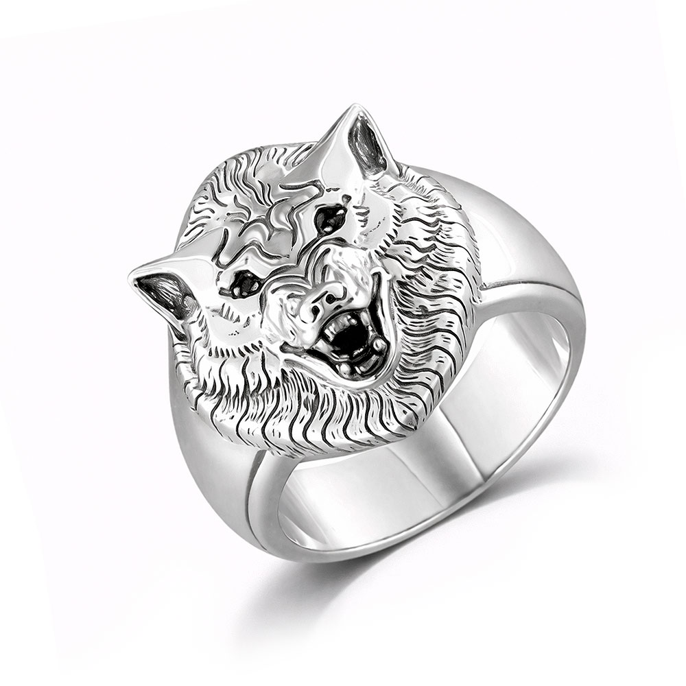 Erstklassiger Herrenring, Silber 925, Zirkonia, Gewicht ca. 9 Gramm