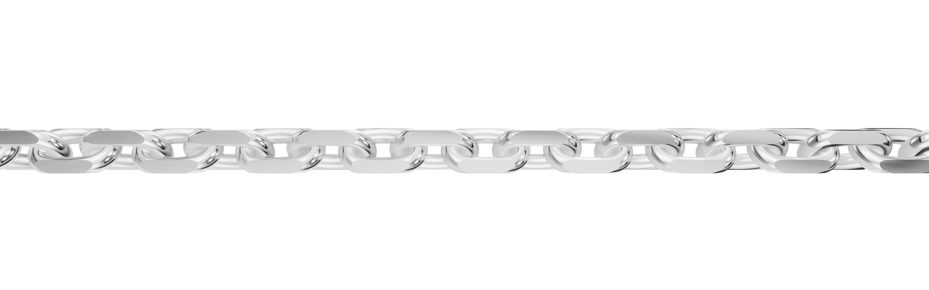 Collier Anker diamantiert Kettenbreite 1.3mm