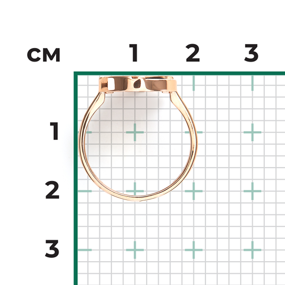Auffälliger Damenring aus Rotgold 585 mit Onyx, Ø zentrales Schmuckelement ca. 13 mm