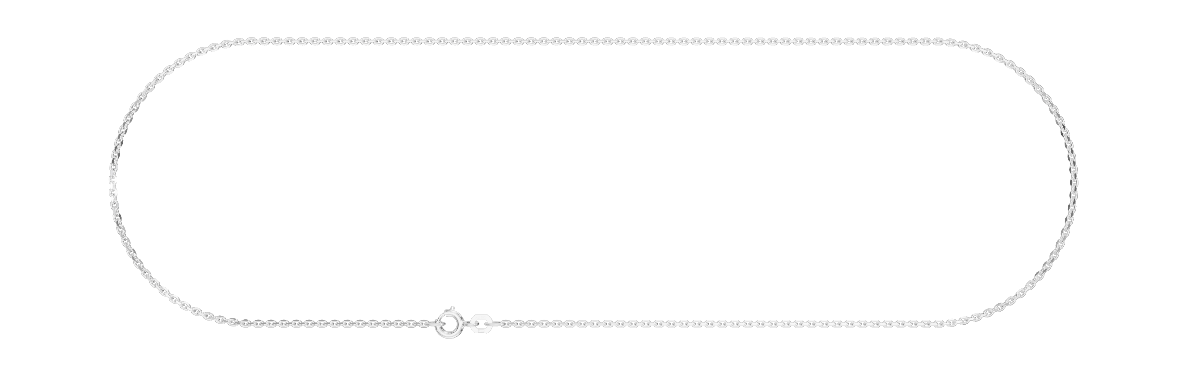 Collier Anker diamantiert Kettenbreite 1.7mm