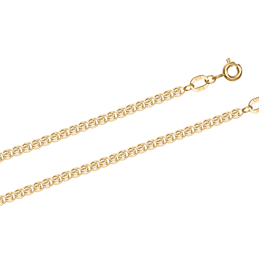 Elegante Kette aus Gelbgold 585, Breite ca. 3 mm