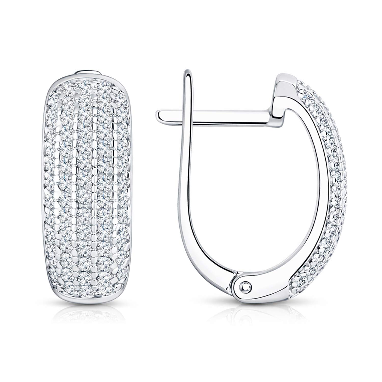 Sokolov Ohrringe aus 925 Silber mit Zirkonia