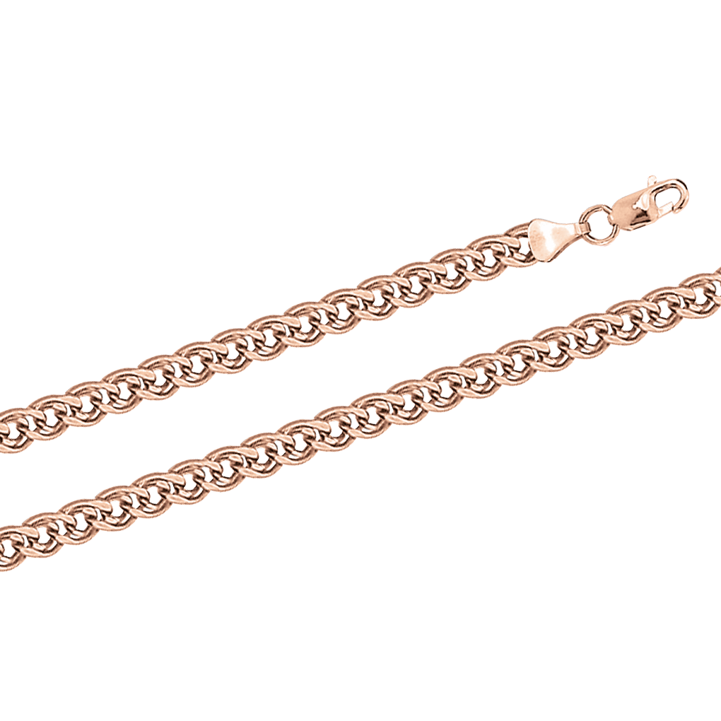Nonna Kette aus 585 Rotgold, Breite ca. 5.15 mm,