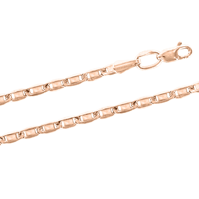 Halskette aus 585 Rosegold