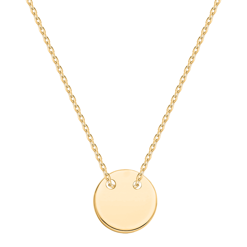 Attraktive Kette mit Anhänger, Gelbgold 585, Durchmesser ca. 10 mm, Kettenlänge ca. 50 cm