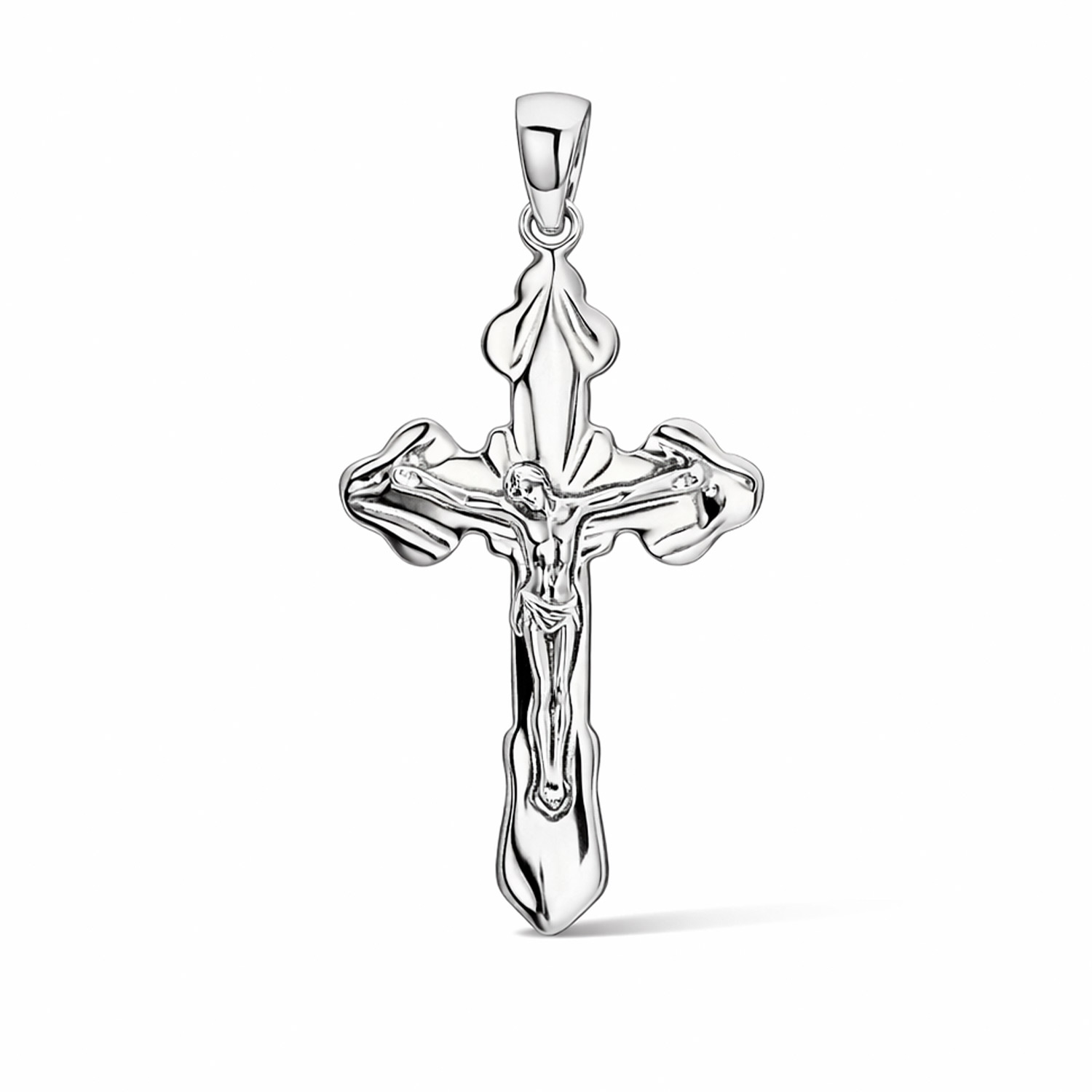 Kreuz-Anhänger mit einem Kruzifix aus 925 Silber
