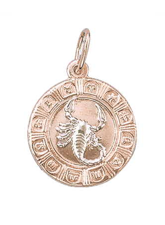 Anhänger "Skoprion" aus Rotgold 585, Höhe ca. 26 mm, ca.1,3 g