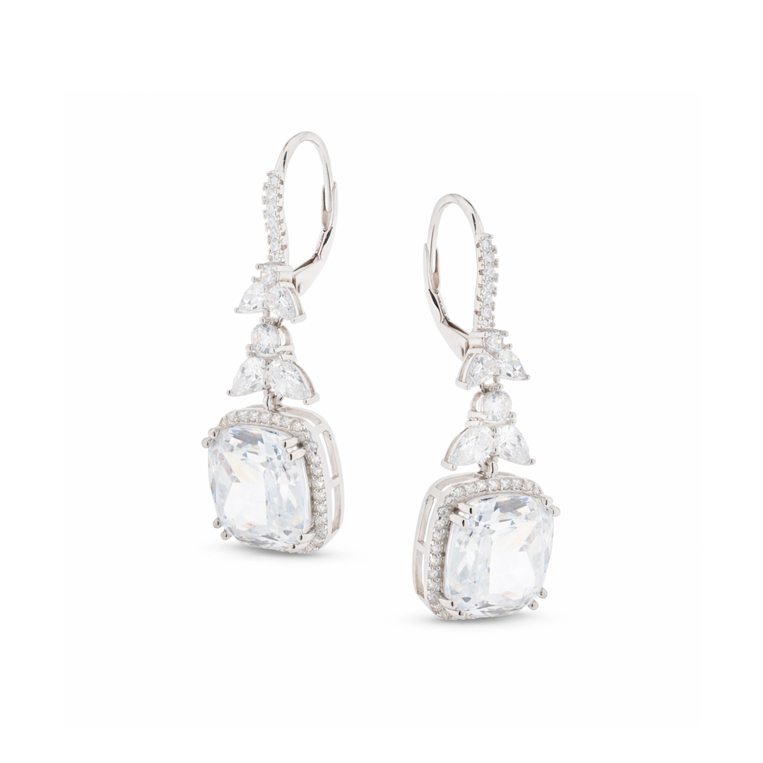 Ohrhänger aus 925 Silber mit Zirkonia