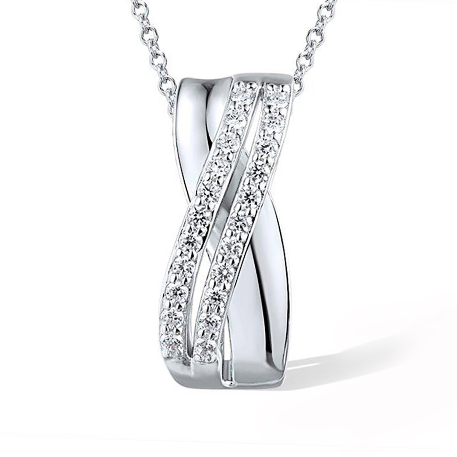Sokolov Anhänger aus 925 Silber mit farblosen Zirkonia