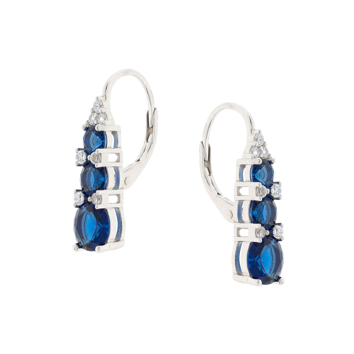 Schmuckset: Kette, Anhänger & Ohrringe aus 925 Silber mit Zirkonia