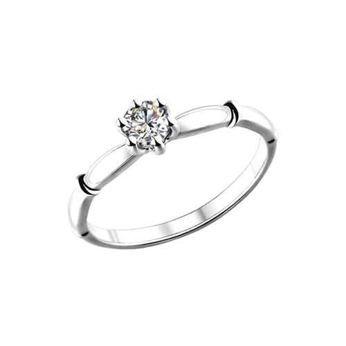 Attraktiver Damenring, Silber 925, mit Zirkonia