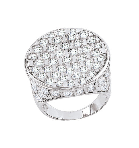 Atemberaubender Damenring, Silber 925, mit Zirkonia