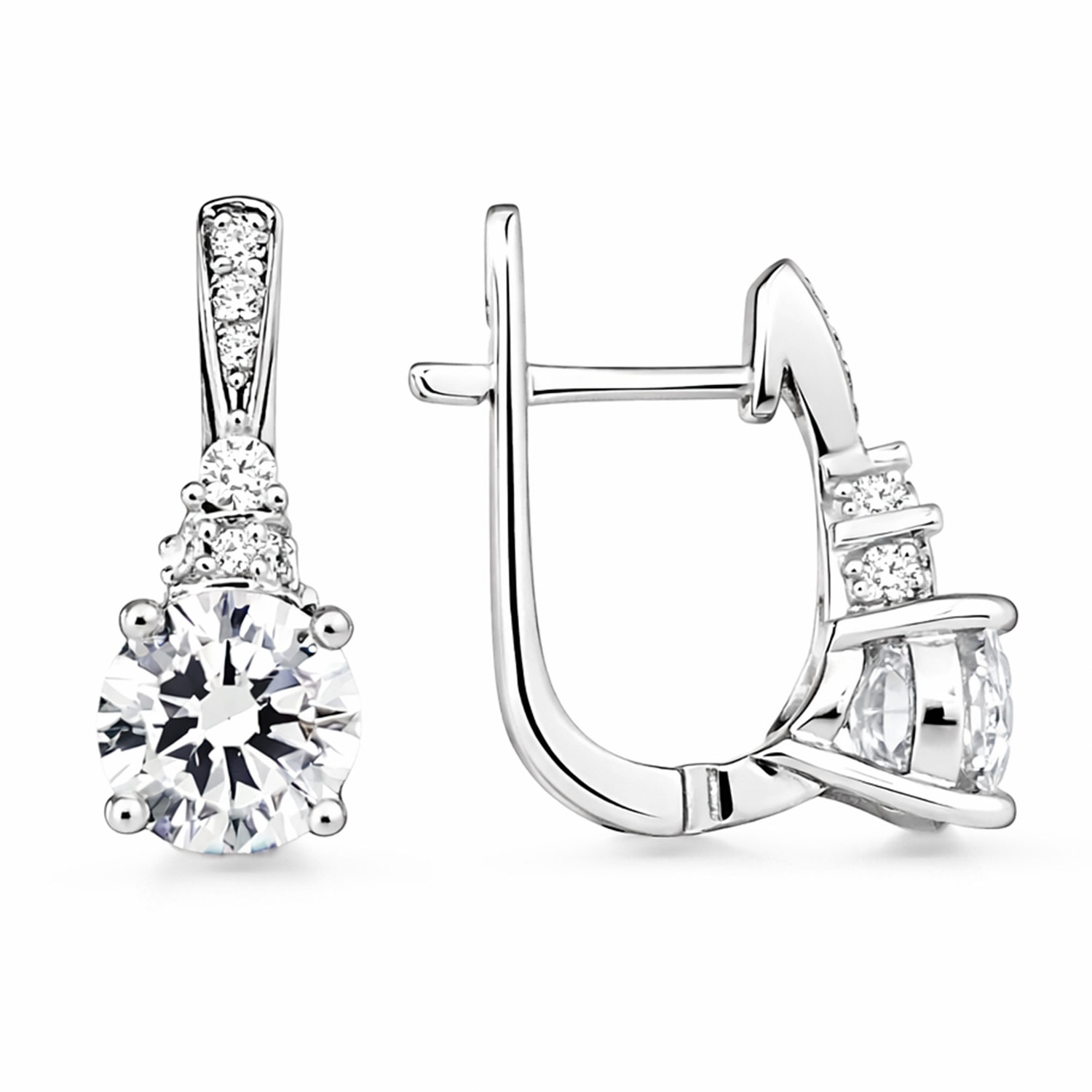 Ohrringe aus 925 Silber mit Zirkonia