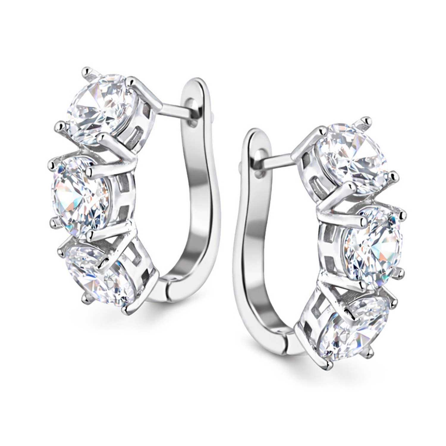 Ohrringe aus 925 Silber mit Zirkonia