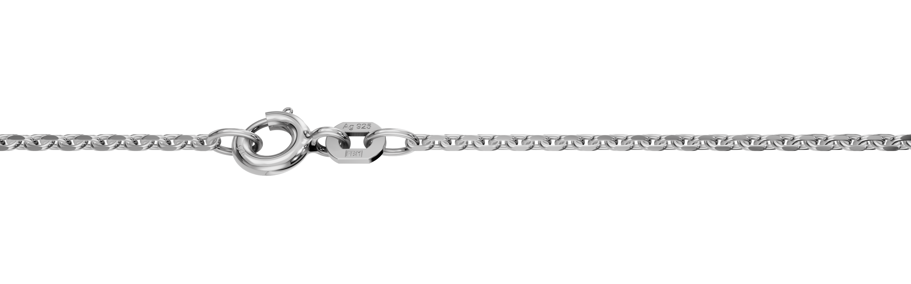 Collier Anker diamantiert Kettenbreite 1.7mm