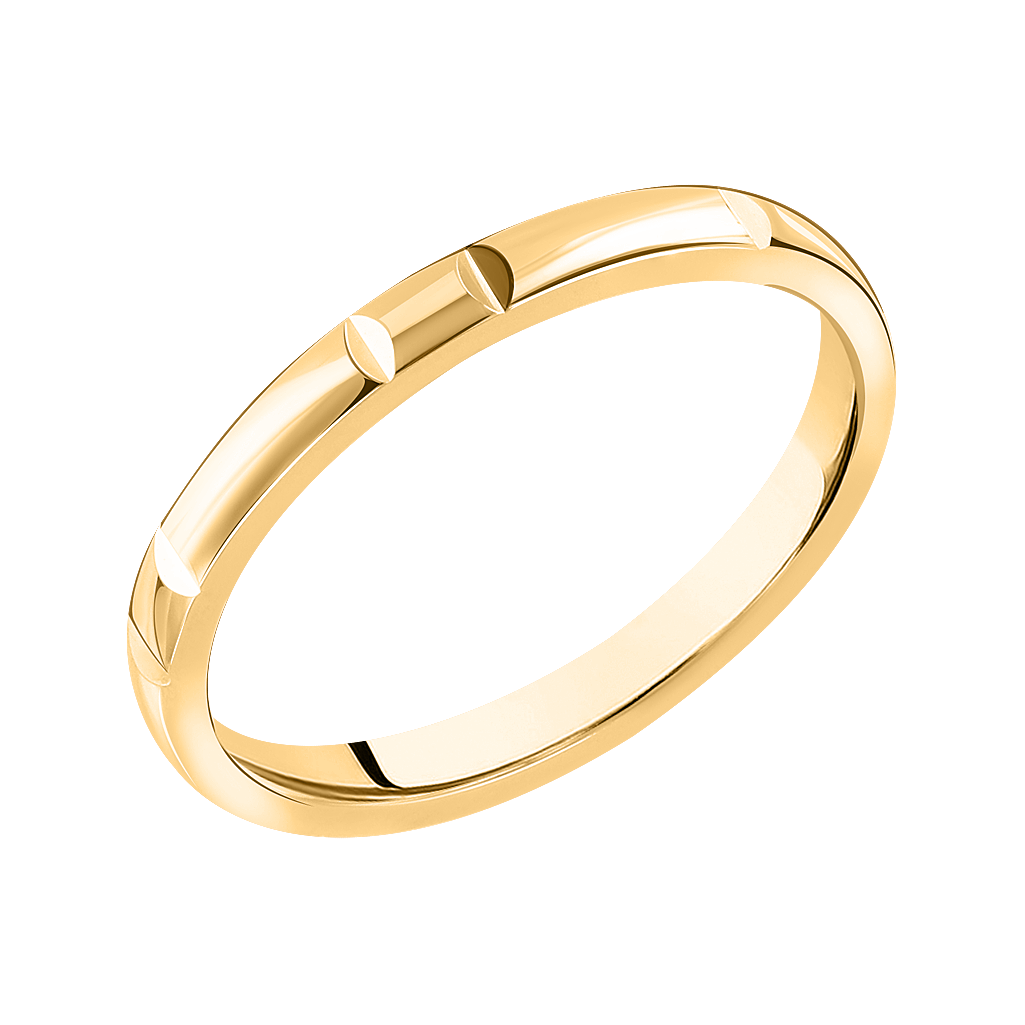 Schöner Damenring, Gelbgold 585, Breite ca. 2 mm