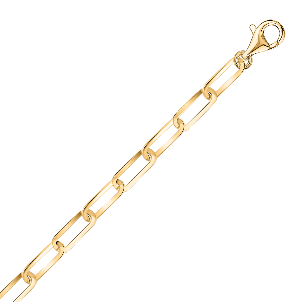 Armband aus Gelbgold 585, Breite ca. 3 mm, Länger ca. 19 cm