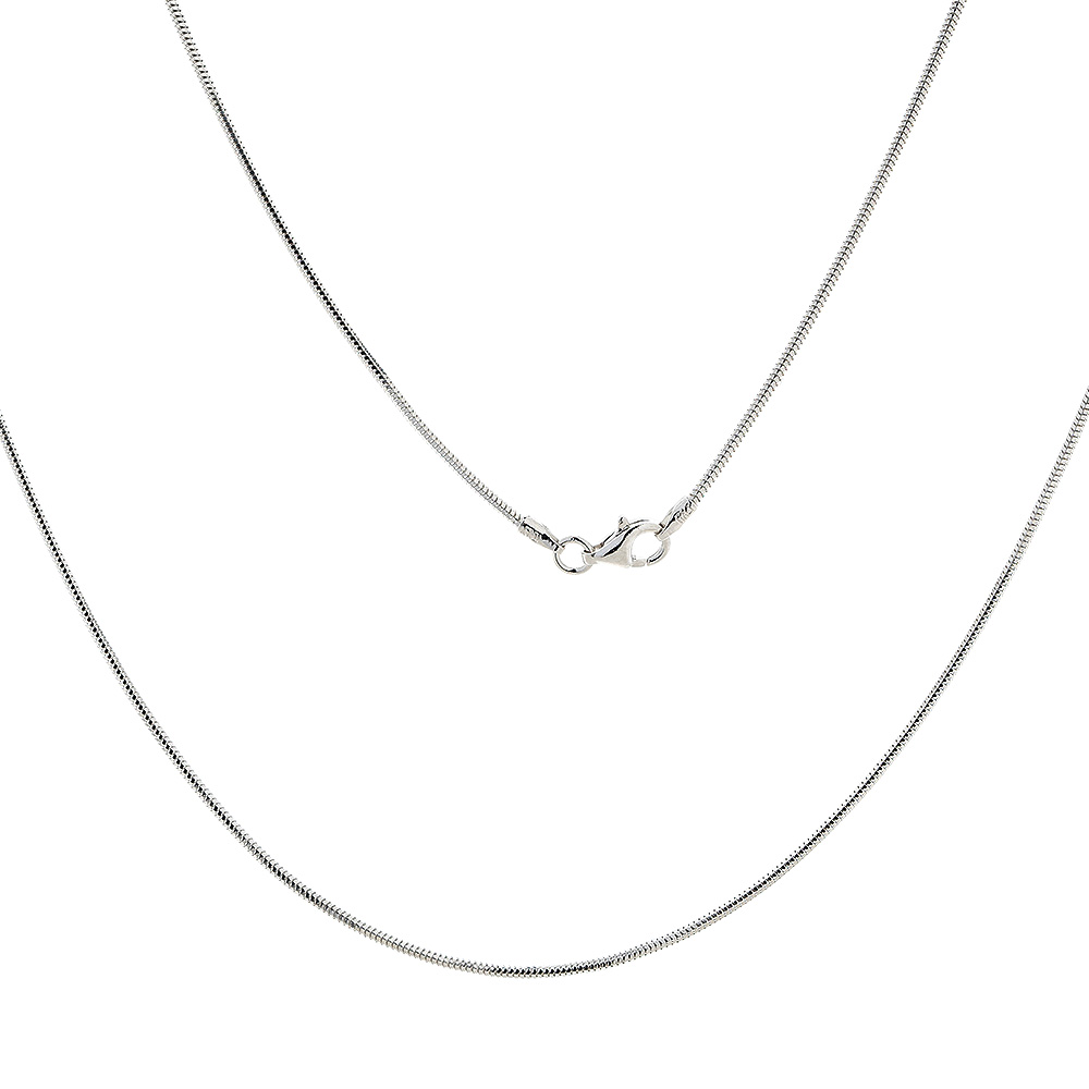 Schlangenkette aus 925 Silber, 55 cm