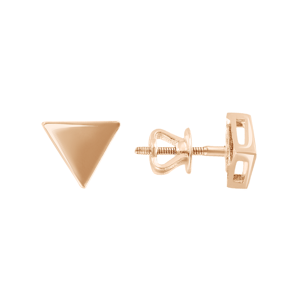 Ohrstecker aus 585er Rotgold