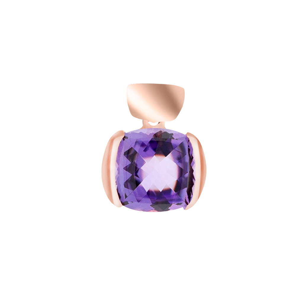 Anhänger aus 585 Rotgold mit Amethyst