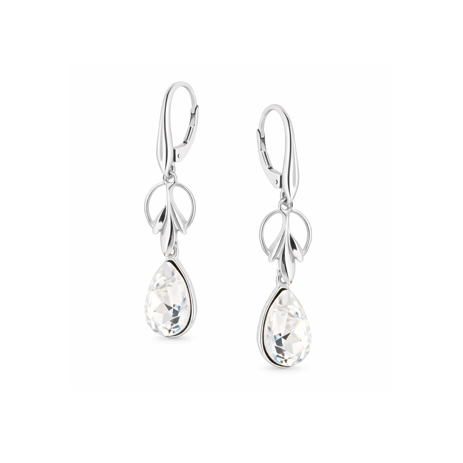 Ohrhänger aus 925 Silber mit Swarovski Zirkonia